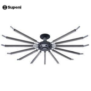 Support de rangement Supeni Rangement minimaliste pour placard Cintre pour pantalons Porte-pantalon monté sur le dessus - Product Image 6