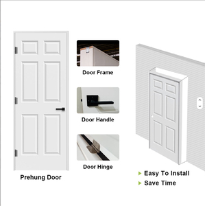 <span class=keywords><strong>Porte</strong></span> en mélamine imitation <span class=keywords><strong>bois</strong></span> pour intérieur de chalet et de retraite contemporains - Product Image 6