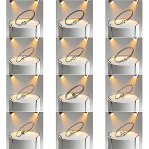 Pulseras y Brazaletes de Plata de Ley 925 Originales con Dijes de Corazón, Cuentas y Cadenas de Serpiente para Mujer, Joyería de Lujo DIY en Oro Rosa - Product Image 2