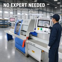 Scie à découper horizontale automatique CNC motorisée avec import Excel pour la fabrication de meubles