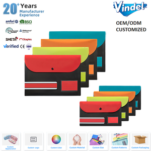 Buste in polietilene personalizzate con logo, formato US Letter A4, cartelle portadocumenti in plastica, tasche porta documenti, borse portadocumenti, raccoglitori con etichetta - Product Image 1
