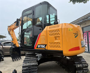 Excavadora Usada Sany Sy75 Sy60 de Diseño Original de Marca China, Sany 75c con Cuchilla, en Buen Estado - Product Image 3