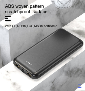 Al aire libre ABS duradero Powerbank ligero Ultra delgado USB c <span class=keywords><strong>de</strong></span> polímero Li-polímero 10000mAh capacidad <span class=keywords><strong>Banco</strong></span> <span class=keywords><strong>de</strong></span> la energía - Product Image 3