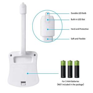 مصباح مرحاض ليلي عصري مضاد للماء 8 ألوان Bacpu جلد PIR بتقنية حساس الحركة للمقعد للنساء مصباح وعاء LED - Product Image 4