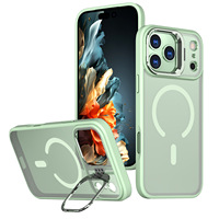 Coque de téléphone magnétique pour iPhone 16 15 14 13 Pro Max, support métallique de haute qualité pour objectif, étui pour iPhone 17 Pro Max, étui 17 Air