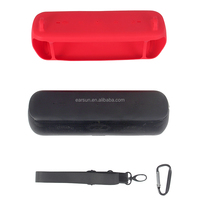 Étui de transport en silicone de vente chaude compatible avec le haut-parleur Anker Soundcore Motion + avec bandoulière et mousqueton