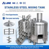 Cuve de réaction en acier inoxydable résistant à la corrosion LANE, équipement d'agitation pour engrais liquides et produits chimiques