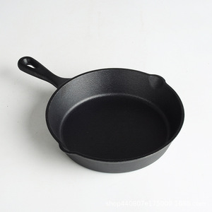 <b>Cast</b> Iron Frying Pan Round Non Stick Durable For Induction Cooking Pancake Crepe Egg Griddle <b>Hand</b> Wash Only - Product Image 5