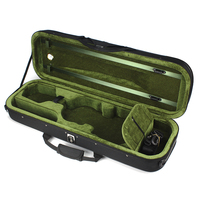 Professional Dustproof Hard Box Violin Case Pressure-Resistant Canvas with Lock Instrument Bags & Cases