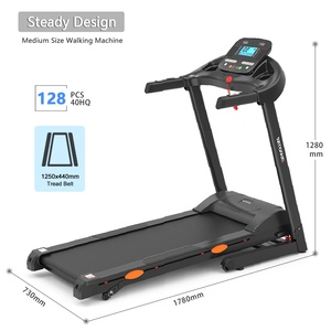 <span class=keywords><strong>Tapis</strong></span> <span class=keywords><strong>de</strong></span> <span class=keywords><strong>course</strong></span> électrique <span class=keywords><strong>130</strong></span> <span class=keywords><strong>Kg</strong></span> pour entraînement Cardio à domicile - Product Image 4