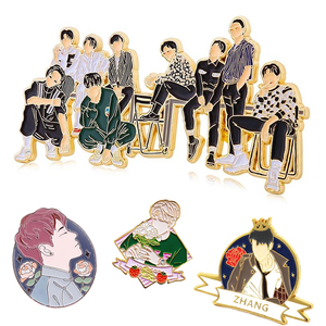 Hộp Pin Tráng Men Hai Lần Cho Nam Âm Nhạc Kpop Tình Bạn Tốt Nhất Nhiều Người Bạn Tốt Nhất Tự Nhiên Tùy Chỉnh Từ Nhà Máy - Product Image 1