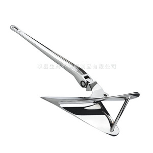 Ancla de Arado de 12 kg, Acero Inoxidable 316, Pulido Espejo, para Uso Marino en Yates - Product Image 5