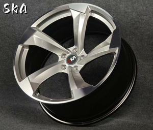 Jantes forgées sur mesure SKA à 5 branches 5x112 19 20 21 22 23 pouces pour <span class=keywords><strong>Audi</strong></span> <span class=keywords><strong>A3</strong></span> 8V A4 B8 B9 et VW Golf Mk7 Passat B8 Tiguan - Product Image 5