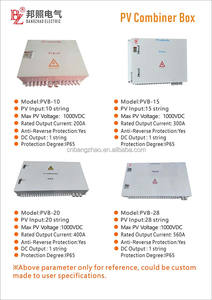 Caixa Combinadora de <span class=keywords><strong>Array</strong></span> Fotovoltaico de 15 Strings Conectada à Rede 1000V com Fusível <span class=keywords><strong>SPD</strong></span> e Disjuntor Total, Compatível com Íons de Lítio, IP65 à Prova d'Água - Product Image 5