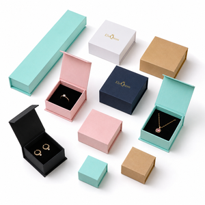Premium Matte Lamination Magnetic Jewelry <b>Box</b> Modern Style <b>for</b> Christmas <b>Gift</b> Storage - Product Image 3