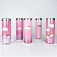 Vasos Térmicos al por Mayor, Vasos con Diseño de Bola de Nieve, Vasos de Acero Inoxidable, Botellas Deportivas, Tazas para Sublimación
