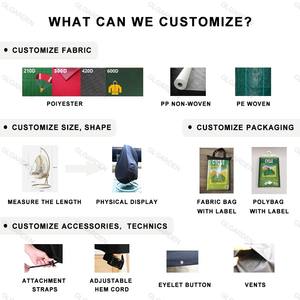 Sarung Speaker Outdoor Poliester Ramah Lingkungan Tahan Air dengan Ukuran Logo Kustom, Penutup Ritsleting, Anti Debu, Tahan Lama, dan Tahan UV - Product Image 6