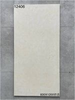 Carreaux de céramique modernes imitation pierre 600x1200 pour salon, chambre, cuisine, salle de bain, hôpital, hôtel, appartement