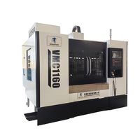 Centro de Mecanizado Vertical VMC de 3/5 Ejes, CNC de 5 Ejes, Control GSK BT40, Fresadora de Metal de Alta Calidad con un Solo Husillo