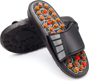 Zapatos para caminar de alta calidad, masajeador de adoquines de acupuntura, zapatillas de masaje para pies, masajeador de terapia de acupuntura para reflexología de pies - Product Image 1