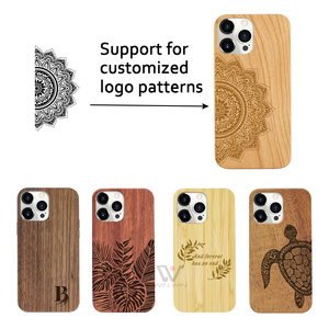 Teléfono Grabado láser Cubierta trasera de <span class=keywords><strong>madera</strong></span> real Curvado duro Estuche móvil a prueba de golpes Estuche de <span class=keywords><strong>madera</strong></span> - Product Image 2