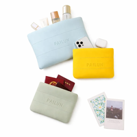 PAILUN Trousse de Maquillage Rembourrée - Pochette de Toilette Imperméable Multicolore - Étui de Voyage de Luxe - Trousse de Maquillage Chic
