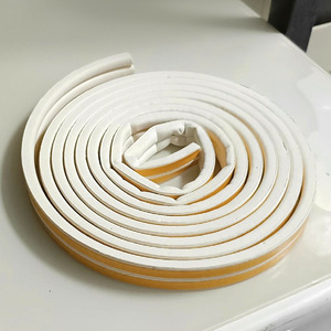 Tiras de sellado para puertas y ventanas tipo D, tiras adhesivas a prueba de viento y que bloquean el viento, pegatinas para marcos de puertas, aislamiento acústico y - Product Image 4