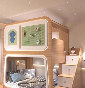 Letto Guardrail per bambini con Capsule spaziali, letto a castello creativo di <span class=keywords><strong>piccole</strong></span> <span class=keywords><strong>dimensioni</strong></span> - Product Image 4