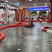 Parc d'attractions, machines de course, kart électrique interactif d'intérieur pour adultes, équipement de karting de divertissement