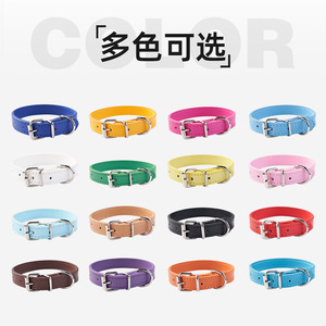 Collare Classico in Pelle per Cani con Fibbia Metallica Regolabile e Anello a D, Design Morbido Personalizzabile - Targhetta ID Durevole per Animali Domestici per Passeggiate Quotidiane - Product Image 2
