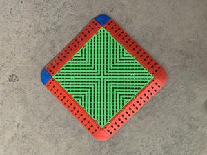 Carreaux de sol de Garage TAURUS Interlocking PP ventilé résistant à l'usure anti-dérapant pour tapis de sol de lavage de voiture revêtement de sol et accessoires - Product Image 5