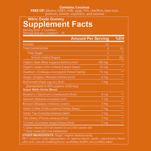 OEM ODM Beet Root Herbal Nitric Oxide Gummies with Organic Beet Extract Organic Grape Extract Enhances Exercises Performance - Product Image 5