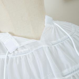 <span class=keywords><strong>Jupon</strong></span> de ballet volumineux pour enfants, avec 3 armatures en acier, style princesse, doublé, avec fleurs, 100% polyester - Product Image 4