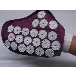 Viola guanti da massaggio per agopuntura dietro collo muscolatura Trigger punto di innesco massaggiatore - Product Image 5