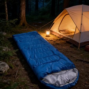 <strong>Adults</strong> Envelope-style <strong>Sleeping</strong> Bag Hollow Cotton Filling Polyester Silk Cloth Portable - Product Image 6