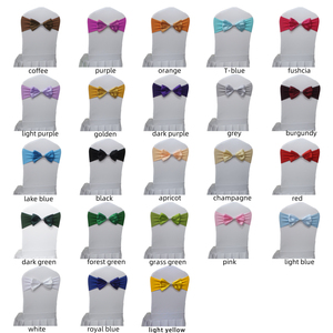 Fajas de silla de boda de gran oferta para decoración de eventos, decoración de Ceremonia de lazo de silla - Product Image 6