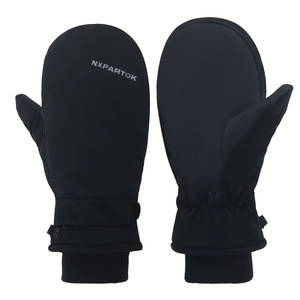 NXPARTOK Ski <b>Gloves</b> Beige Fleece Lined <b>Warm</b> Touchscreen Unisex - Product Image 5