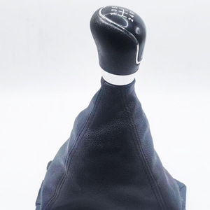 Chen Can Gear <b>Shift</b> <b>Knob</b> Cover Leather Black For Ford Manual Transmission Q2-2 K12 - Product Image 3