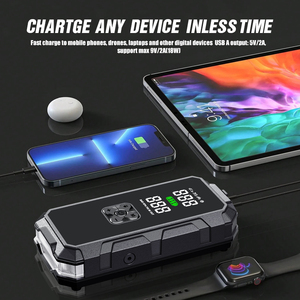 <span class=keywords><strong>ราคา</strong></span>ขายส่งจากโรงงาน เครื่องมือฉุกเฉินในรถยนต์ 12V 12000mAh เครื่องช่วยส<span class=keywords><strong>ต</strong></span>าร์ทแบ<span class=keywords><strong>ต</strong></span>เตอรี่ลิเธียมแบบพกพา พร้อมที่สูบลมยาง - Product Image 4