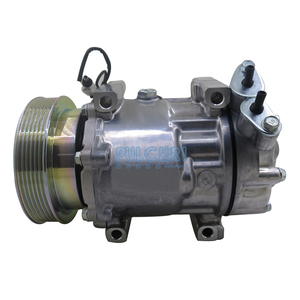 Compresseur de climatisation de voiture pour RENAULT DACIA, <span class=keywords><strong>prix</strong></span> <span class=keywords><strong>d</strong></span>'usine 12V 6PK 125MM ac - Product Image 1