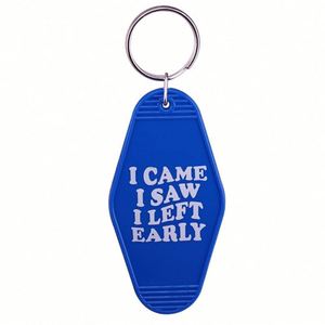 Factory Direct High Quality Retro Inspired Motel Keychains Custom Hotel Keychain - Product Image 5