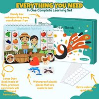 Livre d'activités pour tout-petits, jouets Montessori pour les enfants de 3, 4, 5 et 6 ans, jouets éducatifs sensoriels pour l'autisme