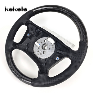 Volante de fibra de carbono real para <span class=keywords><strong>BMW</strong></span> E38 E39 E46 E53 520 528 318 <span class=keywords><strong>320</strong></span> 325 330, volante de coche se puede personalizar - Product Image 2