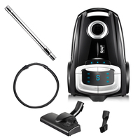 Aspirador de bote en bolsa con cable retráctil seco con pantalla LED RAF 4L