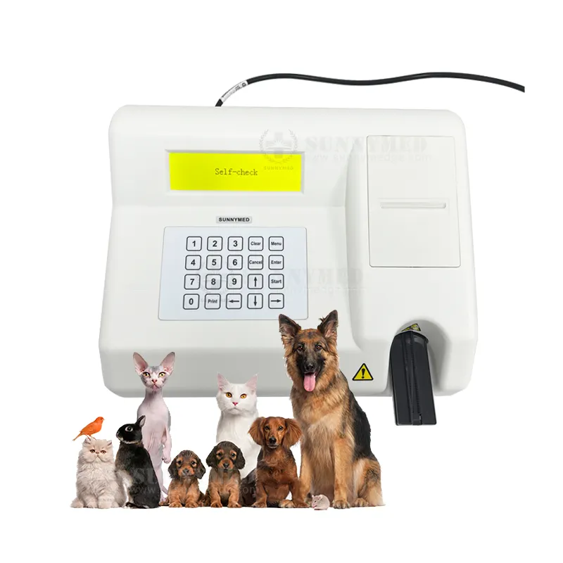 SUNNYMED-Analizador de orina de SY-B015V, equipo de prueba médico y de laboratorio veterinario, máquina de análisis de orina portátil semiautomático