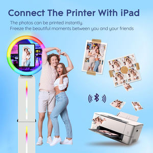 Nouvelle Cabine Photo 360° la Plus Vendue pour Appareils 10.2/11/12.9 Pouces, Idéale pour Fêtes, Mariages et Compatible avec le Streaming en Direct - Product Image 4