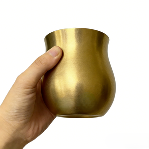 Vaso de Latón de Alta Gama Personalizado con Acabado Excelente, Perfecto para Hoteles, Bares, Cocteleras, Copas de Vino y Cubitos de Hielo Metálicos - Product Image 1