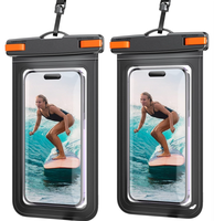 Étui de téléphone en plastique lumineux imperméable avec logo personnalisé, pochette souple de style sportif et professionnel, compatible avec les téléphones mobiles iPhone/Oppo