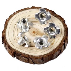 Furniture Bolt Four Prong Nut M3 M4 M5 M6 M8 M10 Zinc Plated For Wood Panel DIN928 Industrial Design - Product Image 3