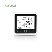Termostato de calefacción por suelo radiante eléctrico con Wifi inteligente Beca, aplicación Alexa & Tuya, programable, montado en la pared para uso hospitalario